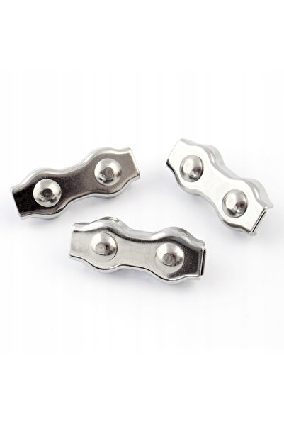 NO BRAND Clemă cu șa dublă 5mm din oțel inoxidabil INOX, rezistentă la acizi,...
