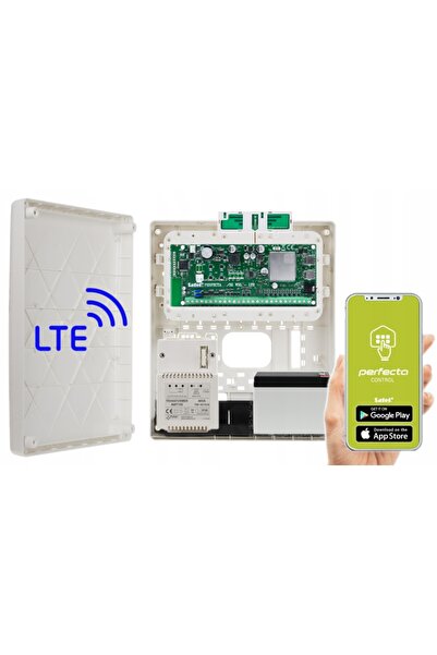 SATEL PERFECTA 32 LTE SISTEM DE ALARMĂ CARCASĂ MARE APlicație SIRENĂ 7Ah