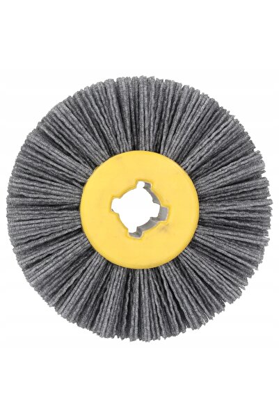 dedra Perie cilindrică abrazivă pentru finisaj satinat, nailon, 120x100mm, P400