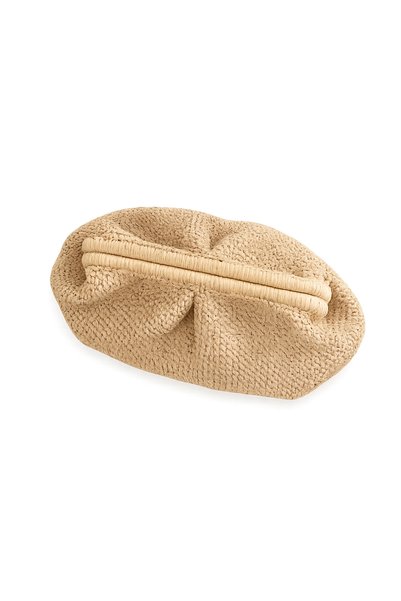 MODA Elegant Beige Hand-Knitted Clutch Bag – a Modern Interpretation of Natural Elegance