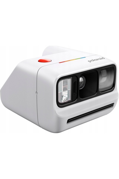 Polaroid Cameră instant Go Gen 3 Albă + Cartușe colorate (8 bucăți)
