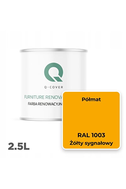 NO BRAND Vopsea pentru fronturi de dulapuri de bucătărie, Galben Semnal RAL10...