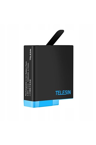 TELESIN Încărcător USB + 2x Pachet de baterii pentru GoPro HERO 8 7 6 5 BLACK