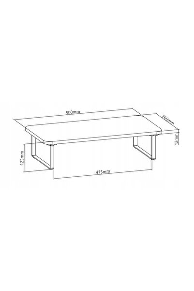 NO BRAND Organizator de birou, Suport înălțător pentru laptop și monitor, Sup...
