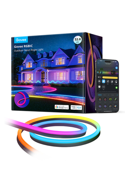Govee Bandă LED de exterior H61A8 Iluminat WiFi RGB 72W 10M Smart Pro
