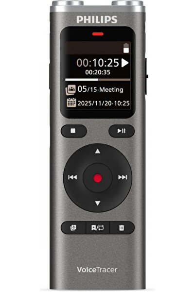 Philips DVT2075 dictafon cu 8GB memorie, cu USB-C și slot pentru card de memorie