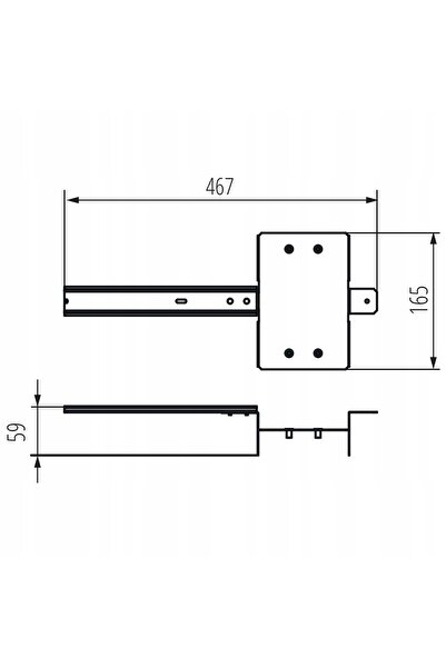 KANLUX ADAPTOR DE MONTARE PENTRU TABLIOATE ELECTRICE KP-DB KMCCB200/250 DIN D...