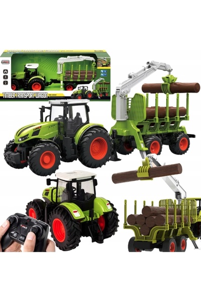 Pan i Pani Gadżet DUZY TRACTOR TELECOMANDAT REMorcă RC Pilot Lift Cadou