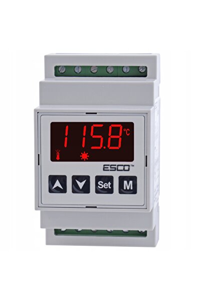 NO BRAND Termostat regulator de temperatură 20A cu montare pe șină DIN