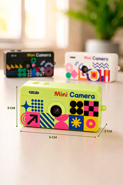 Pikas Joyplus Mini Anahtarlık Dijital Fotoğraf Makinesi Retro Filtreli Mini Video Kamera M9