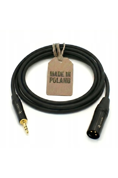 NO BRAND HEARON PRO Cablu de semnal simetric XLR tată la 3.5 TRS 1.5m OFC