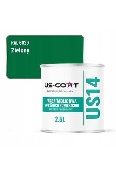 NO BRAND Vopsea pentru mobilier și pereți, culoare metalică, 2.5L, verde RAL6...