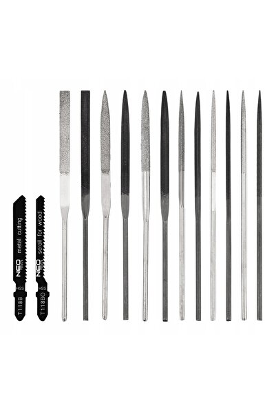 NEO Tools Set de pile de ac și lame de ferăstrău tip "T" cu mâner NEO