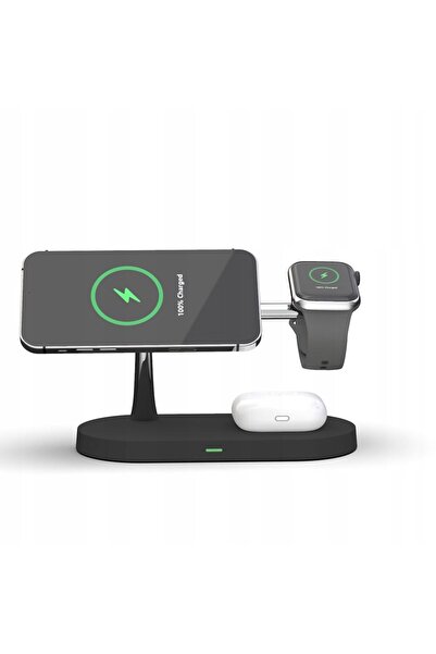 NO BRAND TECH-PROTECT ÎNCĂRCĂTOR WIRELESS MAGNETIC 3 ÎN 1 PENTRU IPHONE 12 13...