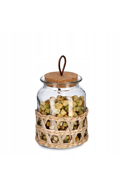 zeller Borcan pentru prăjituri DECORATIV din sticlă BOHO 1l