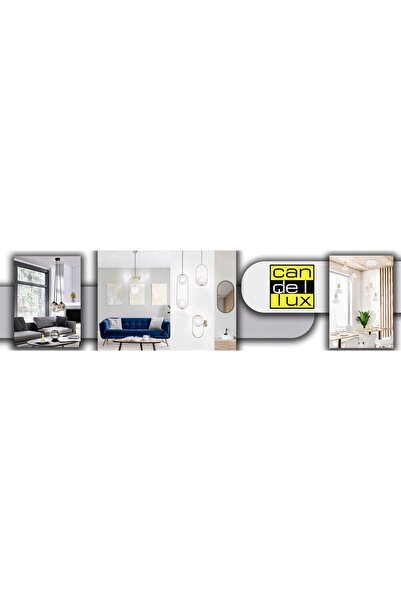 NO BRAND Spot de perete pătrat Candellux Lighting Alb