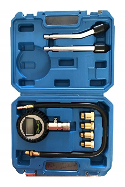 SilverTools Tester LCD pentru nivelul de compresie al benzinei 14 bar