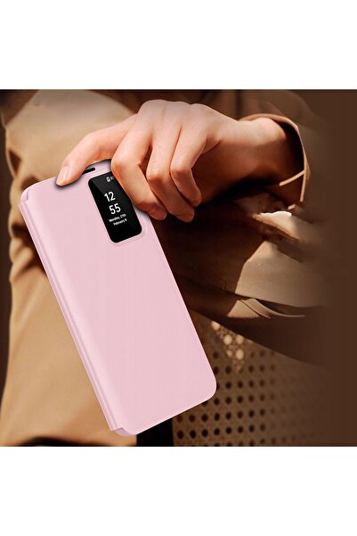 NO BRAND Husă tip carte Smart View din piele pentru Samsung Galaxy S25 Ultra