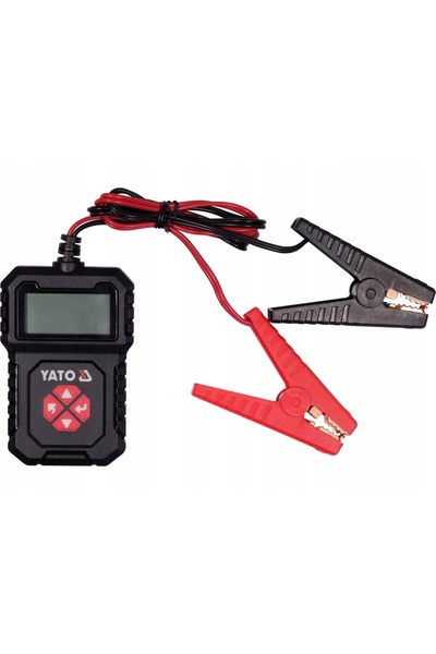 yato Tester electronic digital LCD pentru baterii auto 12V