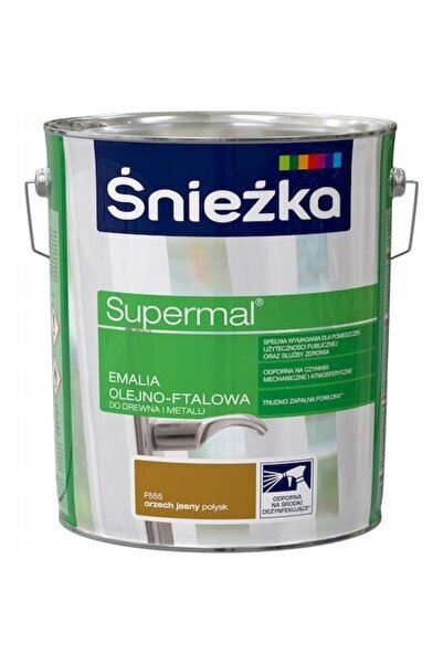 Śnieżka SUPERMAL EMALIA OLEJNO PHALATIC PENTRU LEMN NUC DESCHIS F555 10L