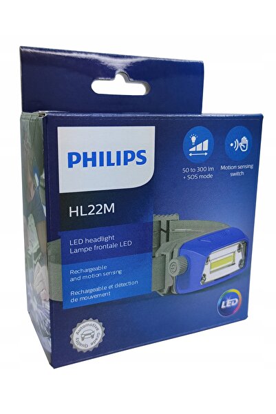 Philips Lanternă frontală reîncărcabilă HL22M cu senzor de mișcare