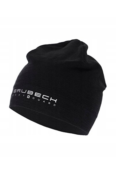 NO BRAND Căciulă termoactivă confortabilă Brubeck Extreme Wool neagră S/M 52-...