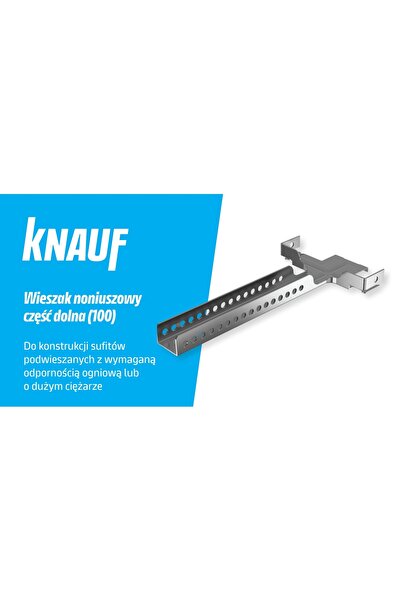 NO BRAND KNAUF HANGER NONIUSZOWY PARTE INFERIOARĂ 3393 100 BUC.