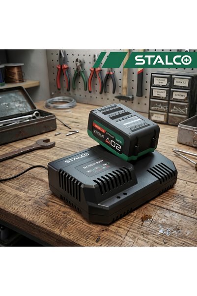 Stalco Încărcător BCS20-9AP 9A S-Volt 20V 250W Greutate 0.9 kg Încărcare rapidă