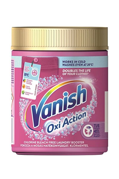 Vanish Oxi Action Roz Pudră pentru îndepărtarea petelor 470g x3