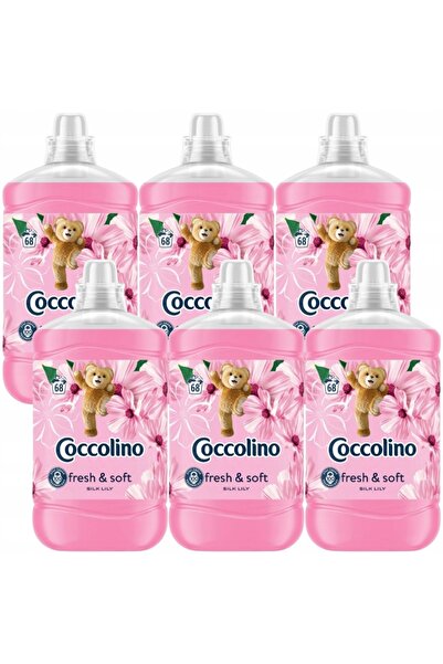 Coccolino Balsam de rufe Fresh&Soft Silk Lily 1,7L 68 spălări x6