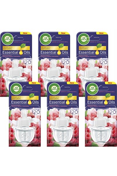 Air Wick Rezerve pentru odorizant electric de aer Trandafir cu Zmeură 6x 19ml