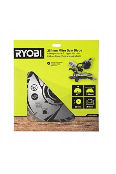 Ryobi Disc de ferăstrău cu tăiere oblică 254 mm RAMSB254-40 Pentru lemn