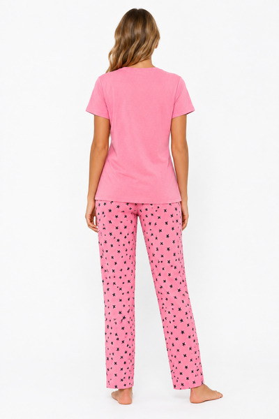 FAMES PİJAMA Kadın Yazlık Kısa Kol Sweet Dreams Pijama Takımı