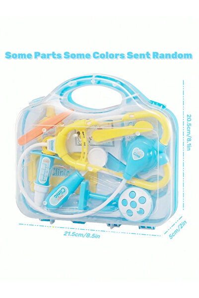 PlayFun SET Doctor 7779A, trusă husă transport educativ dentist kituri - Juca...