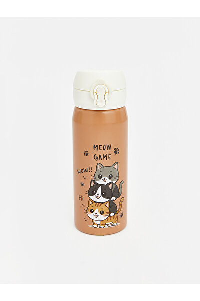 LC Waikiki Cat print girl's water bottle