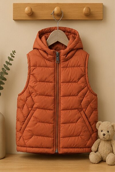 DeKuBaby New Season Water Repellent - Cold-Proof Hooded Zippered Quilted Infl...