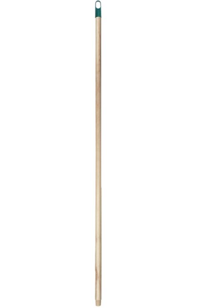 Remus Băț de lemn filetat, lăcuit, 130 cm, vârf verde - T-16 PL130Z