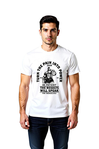 PayBuy Turn Pain into Power Printed Men's T-Shirt