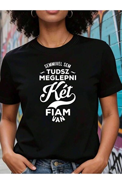 2BIR Women's-Shirt, With Hungarian Text Don'try To Surprise Me, I Have Two So...