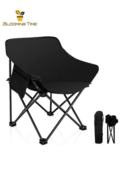 BLOOMING TIME Outdoor Camping Folding Vhair Portable Fishing moonChair Stool ...