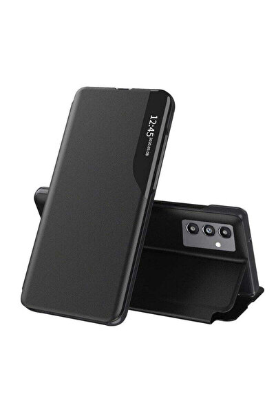 Techsuit Husă pentru Samsung Galaxy A13 5G, Seria eFold, mov - negru