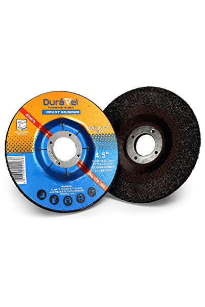 Duravel Fast Grinding Wheel-4.5" Aluminum Oxide Grinding Disc for Metal & Sta...