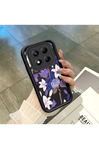 ucuc غطاء سيليكون أسود متوافق مع Redmi Note 14 Pro Plus+ 5G، مقاوم للصدمات مع...