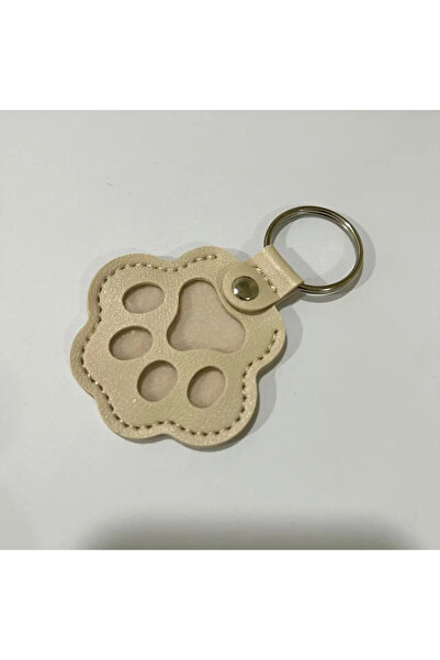 Choice1 Orange Dog Hair Collector Leather Keychain Pet Fur Storage Pendant Ch...