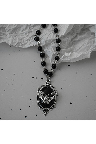 Choice Style 3 Gothic Bat Cross Dark Pendant Necklace Set, Y2K Personalized T...