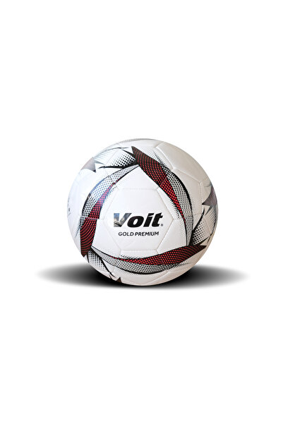 Voit Gold Premium 5 Numara Futbol Topu Kırmızı Siyah Desenli Antrenman Topu
