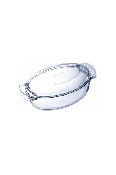 Pyrex Irresistible prăjitor de rață oval cu capac de sticlă, 5,8 L