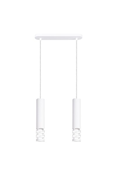 SOLLUX Lampă suspendată albă LIRO 2