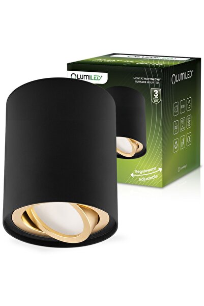 Lumiled Spot cu halogen aplicat la suprafață, orientabil, GU10, rotund, negru...