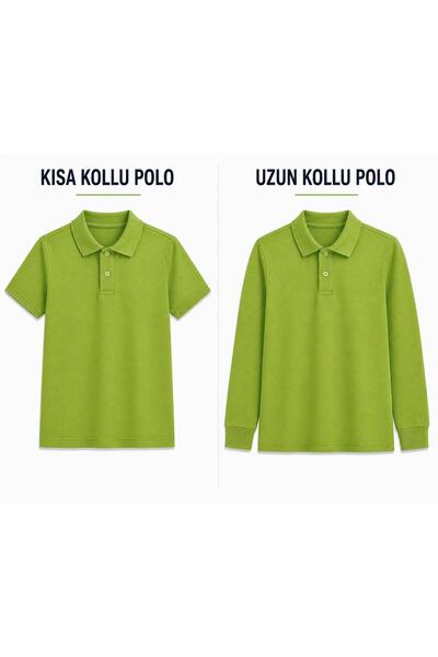 FİRES GİYİM KIZ-ERKEK POLO YAKA OKUL LAKOST TİŞÖRT UZUN KOL - KISA KOL DAYANI...